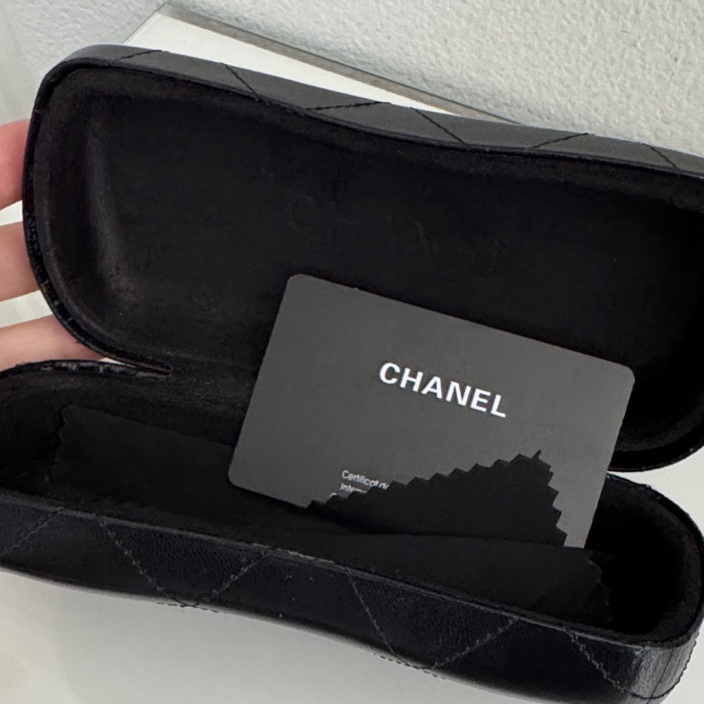 Chanel Black Sunglasses with Case - Picture 2 of 8